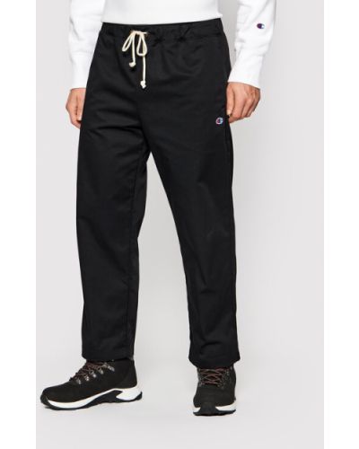 Champion Szövet nadrág 216544 Fekete Regular Fit