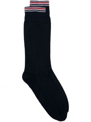 Чорапи на райета Thom Browne синьо