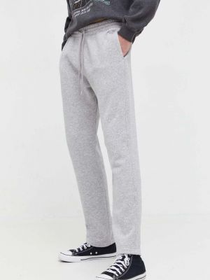 Melanžové sportovní kalhoty Hollister Co. šedé