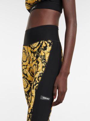 Spodnie sportowe z wysoką talią Versace