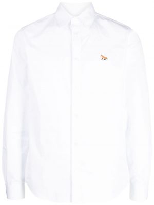 Koszula bawełniana Maison Kitsune biała