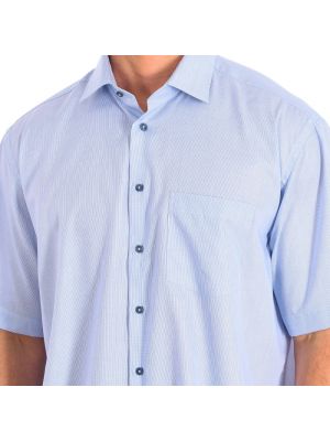 Koszula w paski Seidensticker niebieska