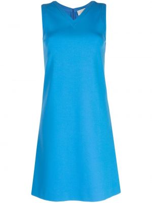 Mini-abito con scollo a v Jane blu