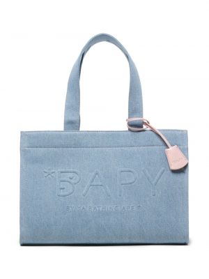 Nákupná taška Bapy By *a Bathing Ape® modrá
