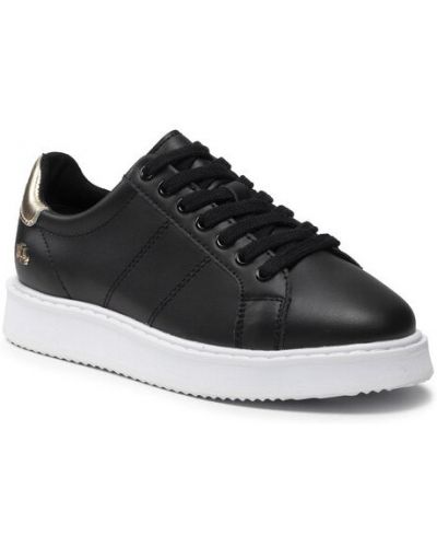 Sneakersy Lauren Ralph Lauren czarne