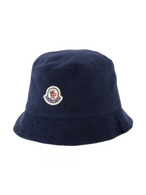 Niebieska czapka Moncler