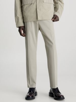 Pantalon plissé Calvin Klein gris