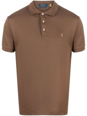 Памучна пухена поло тениска с копчета Polo Ralph Lauren