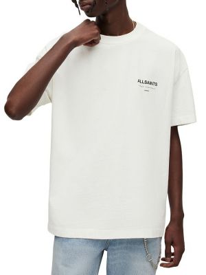 Хлопковая футболка Allsaints