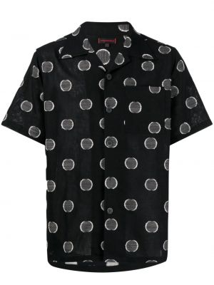 Риза на точки Clot черно
