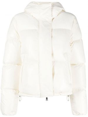 Doudoune à capuche Moncler blanc