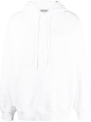 Kokvilnas kapučdžemperis ar apdruku Carhartt Wip balts