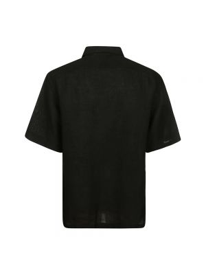 Koszula z krótkim rękawem Barena Venezia czarna