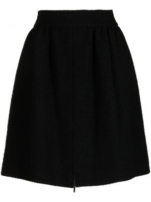 Černé mini sukně Chanel Pre-owned
