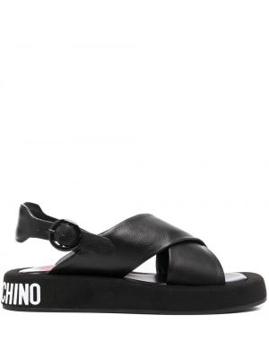 Sandaler med remmar Love Moschino svart