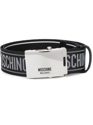 Žakárový pásek s přezkou Moschino