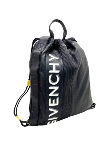 Plecak skórzany Givenchy Pre-owned czarny