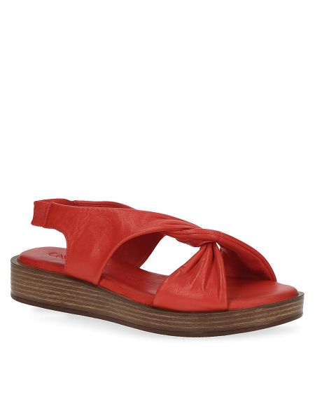 Sandały Caprice czerwone