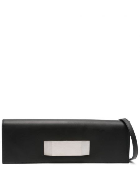 Deri clutch çanta Rick Owens siyah