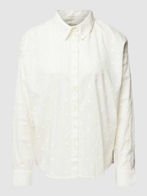 Bluzka w jednolitym kolorze Tom Tailor Denim biała
