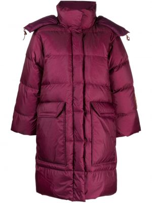 Kabát s kapucí The North Face červený