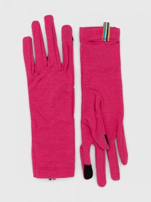 Ръкавици от мерино вълна Smartwool розово