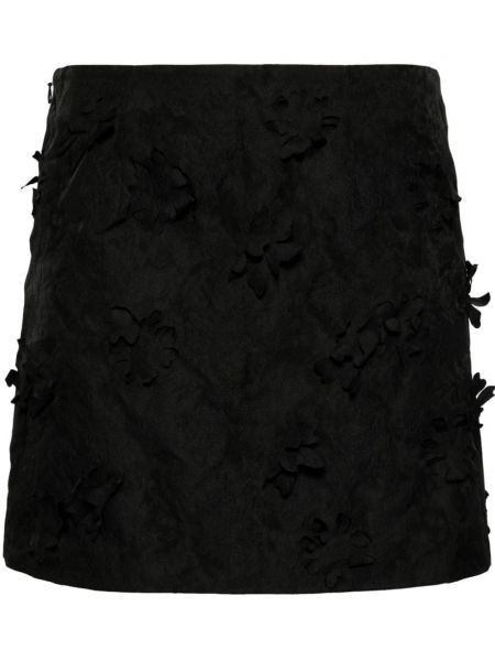 Φλοράλ φούστα mini Jnby μαύρο