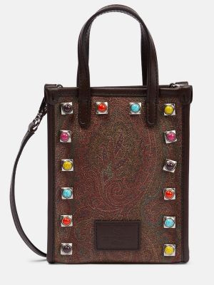 Nákupná taška s paisley vzorom Etro