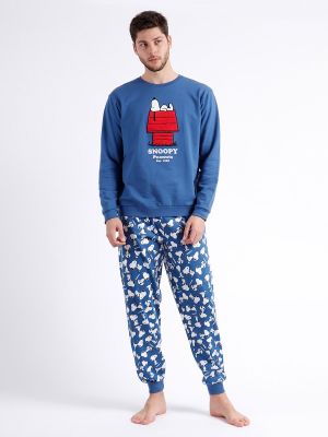 Pijama de algodón Admas azul