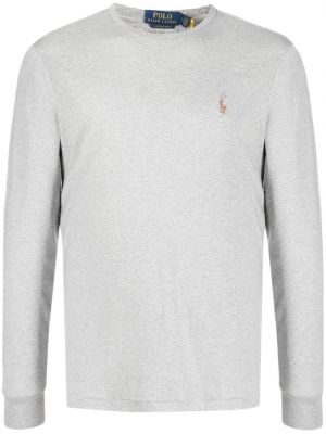Pamut pólóing Polo Ralph Lauren szürke
