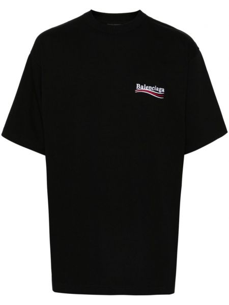 T-shirt Balenciaga sort