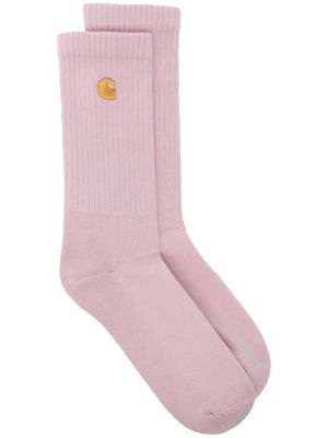Ponožky Carhartt Wip, růžová