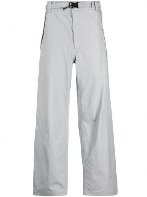 Bavlnené rovné nohavice C.p. Company sivá