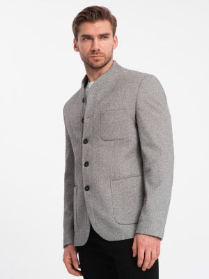 Серый пиджак Ombre