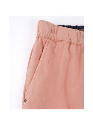 Pantalones rectos ajustados de lino de algodón White Sand
