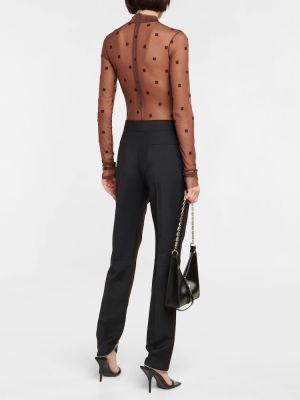 Body de malla Givenchy marrón