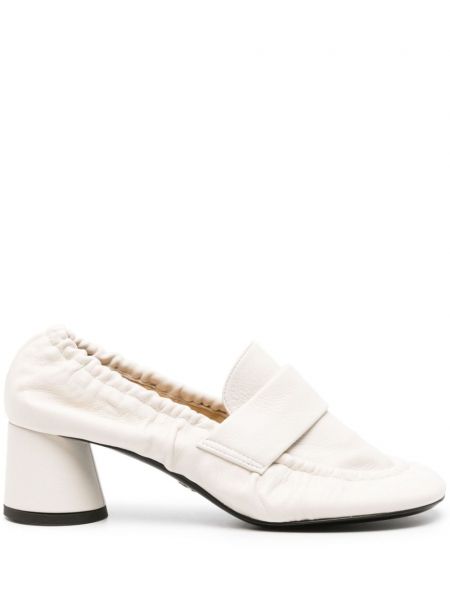 Pantofi cu toc din piele Proenza Schouler alb