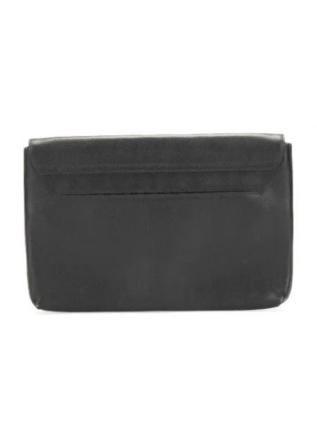 Bolso clutch de cuero retro Gucci Vintage negro