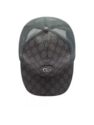 Жаккардовая кепка Gucci черная