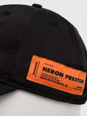 Șapcă din nailon Heron Preston negru
