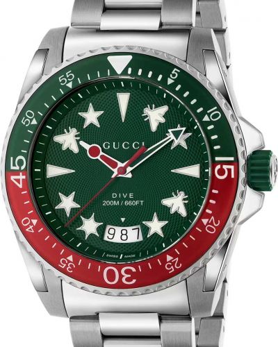 Часы Gucci, зеленые