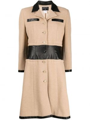 Kožený kabát Chanel Pre-owned