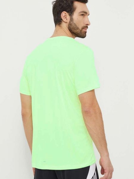 Koszulka z nadrukiem Adidas Performance zielona