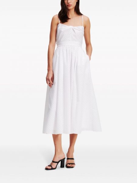 Sukienka midi Karl Lagerfeld biała