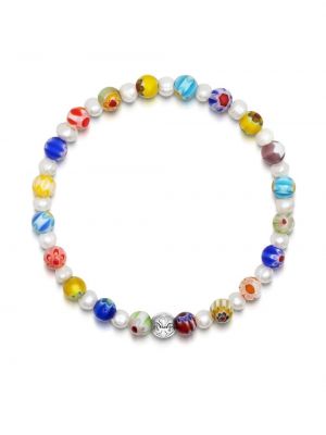 Niebieska bransoletka z perełkami Nialaya Jewelry