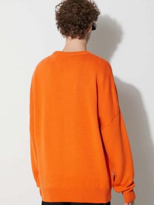 Vlněný svetr 032c oranžový