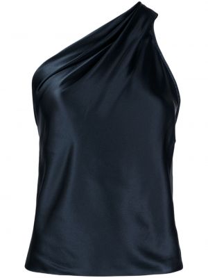 Asymetrický hedvábný top Michelle Mason