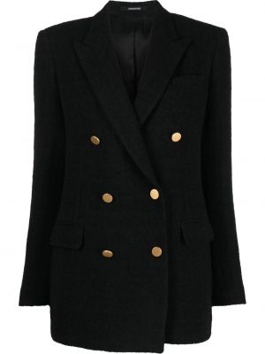 Lang blazer Tagliatore svart