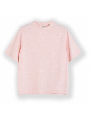 Меланж тениска Norr розово