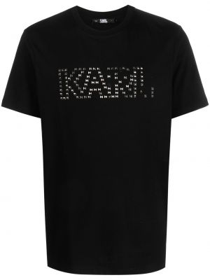 T-shirt con borchie Karl Lagerfeld